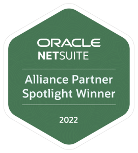 Oracle NetSuite Alliance Partner Spotlight Winner - 2022