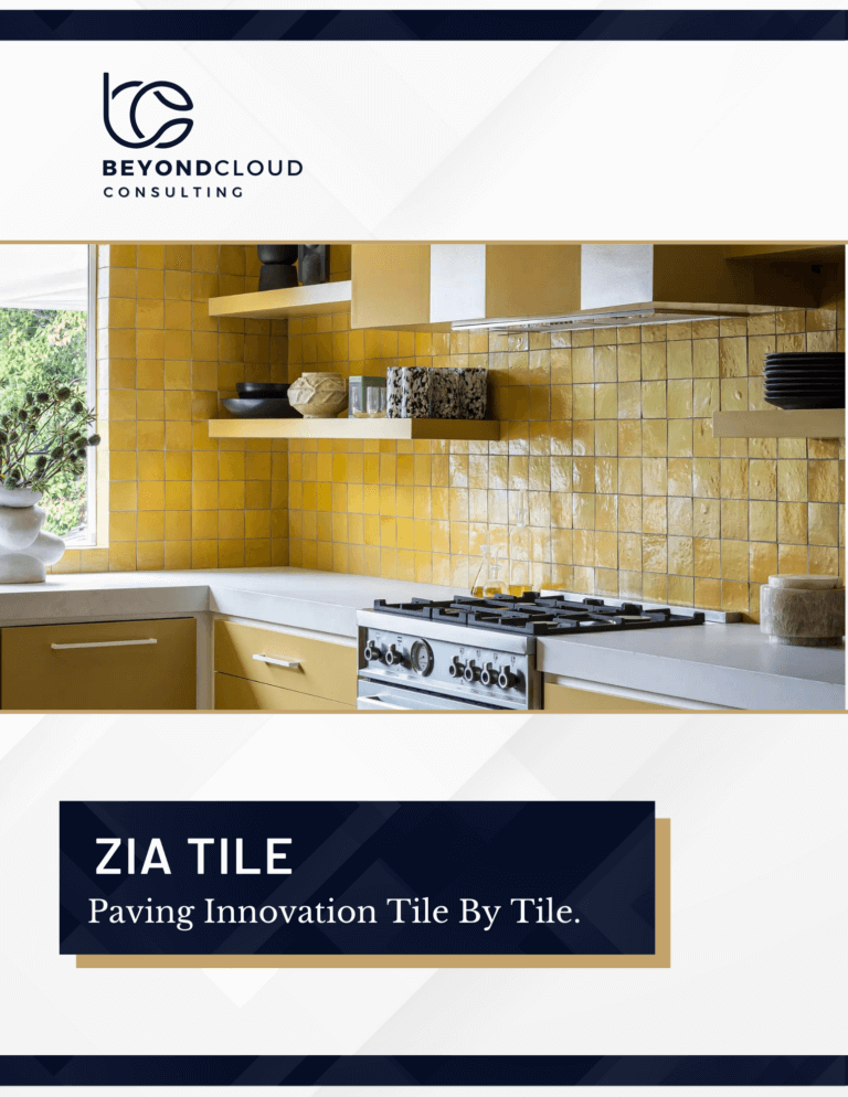 Zia Tile Cover Page - featuring a kitchen furnished with Moroccan tile.