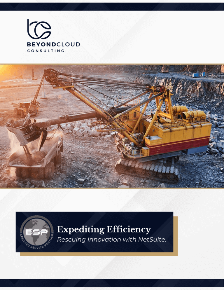 Expedited Service Partners Cover Page - featuring a construction set.