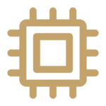 A computer chip.