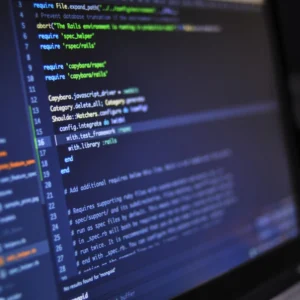 A display of computer code.
