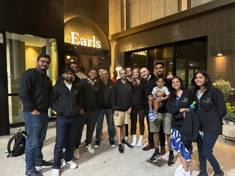 Our team outside Earl's.