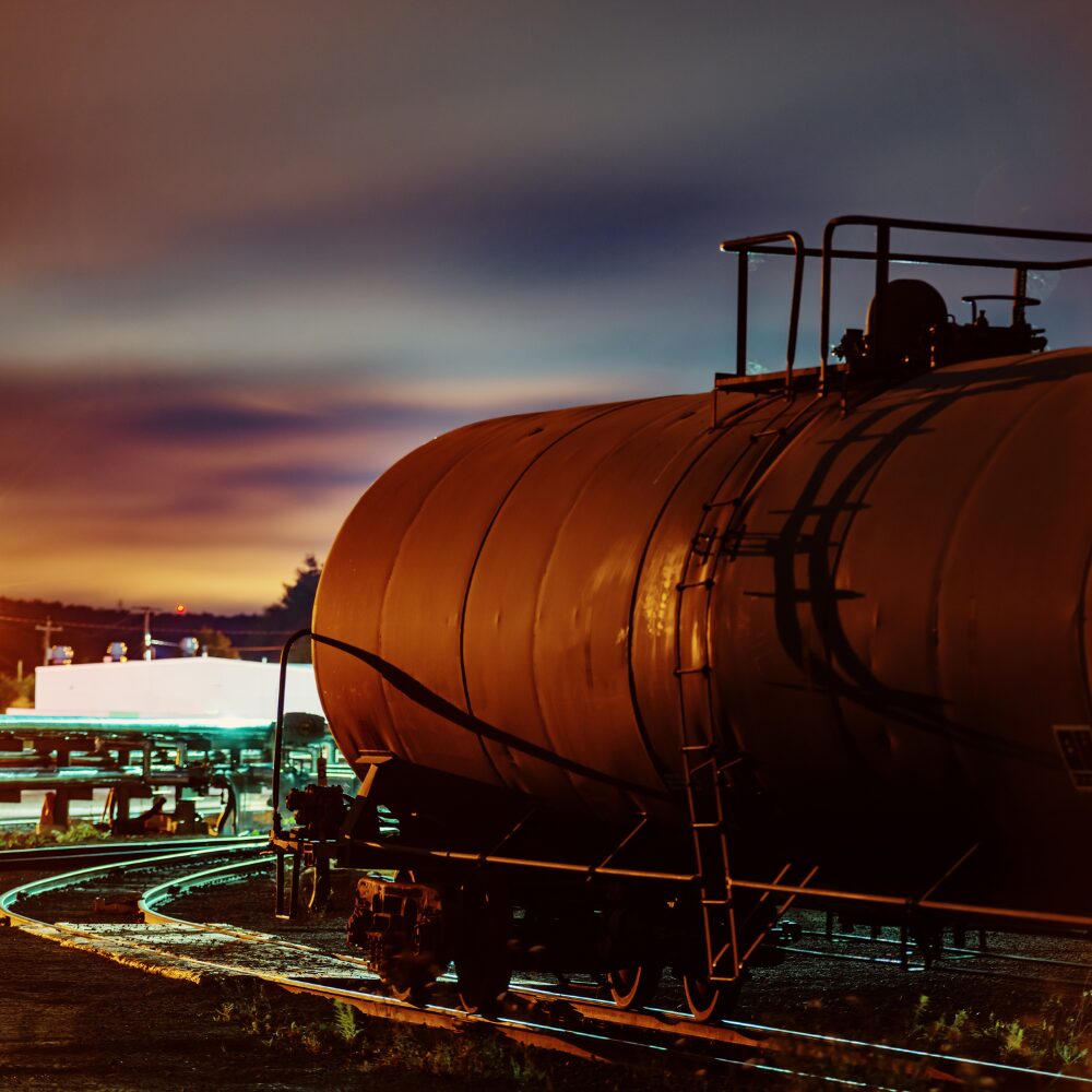 A chemical container.