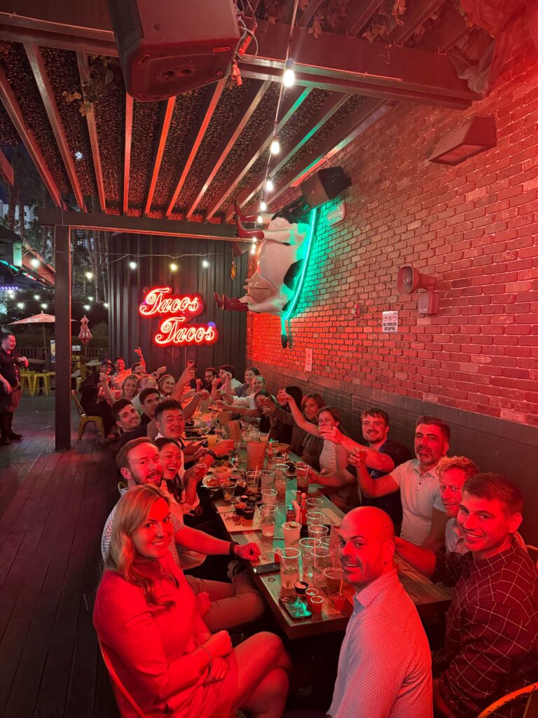 Our team dining at SuiteWorld 2025.