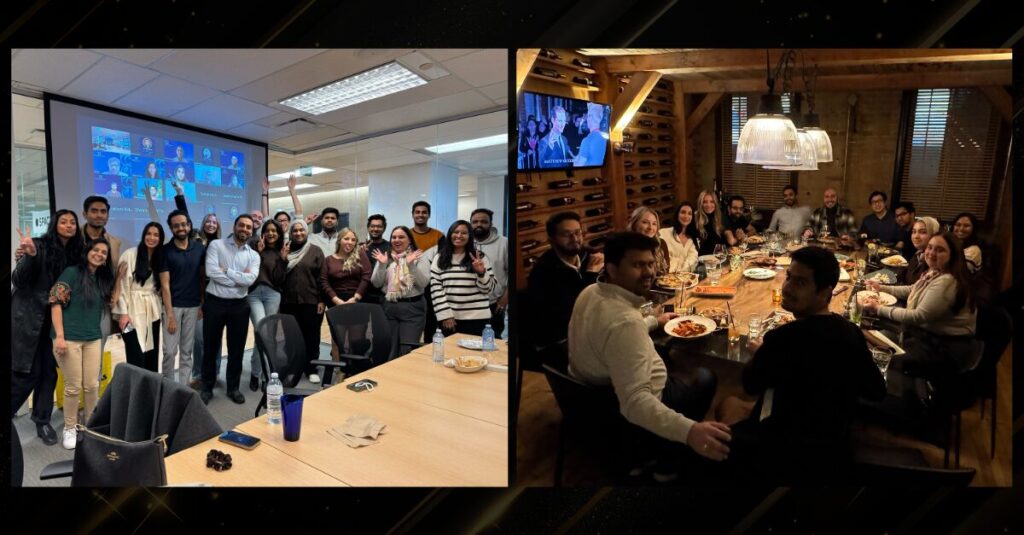 Our team at our on-site Toronto workshop + dinner at Cibo Wine Bar.