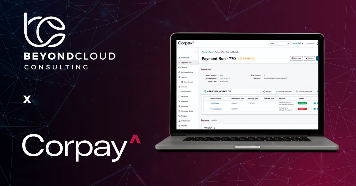 Corpay NetSuite Integration | Beyond Cloud Consulting