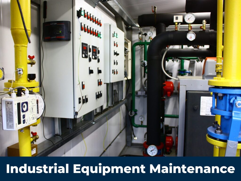 A set of industrial equipment.