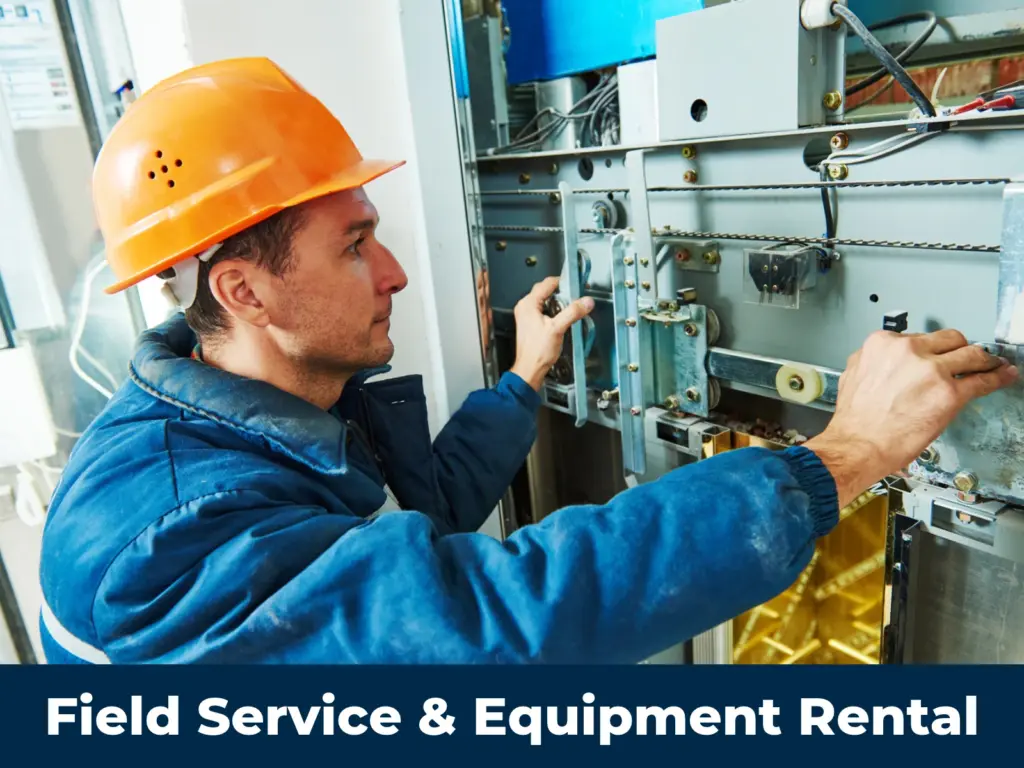 Field service technician at work - AI Foundation Platform industry application